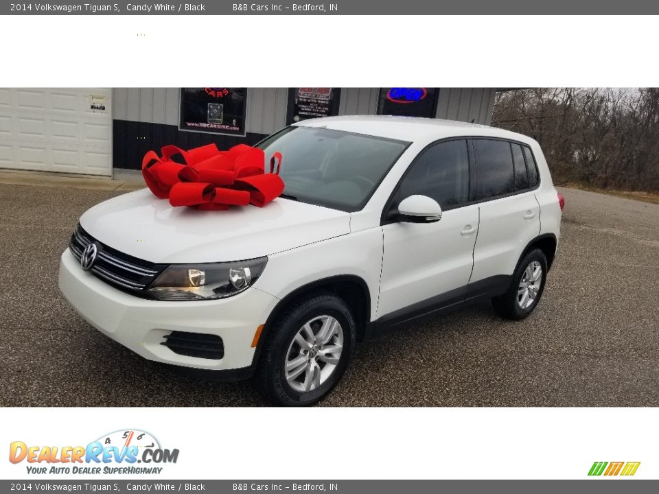 2014 Volkswagen Tiguan S Candy White / Black Photo #3