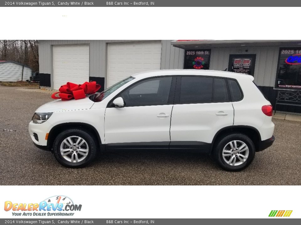 2014 Volkswagen Tiguan S Candy White / Black Photo #4