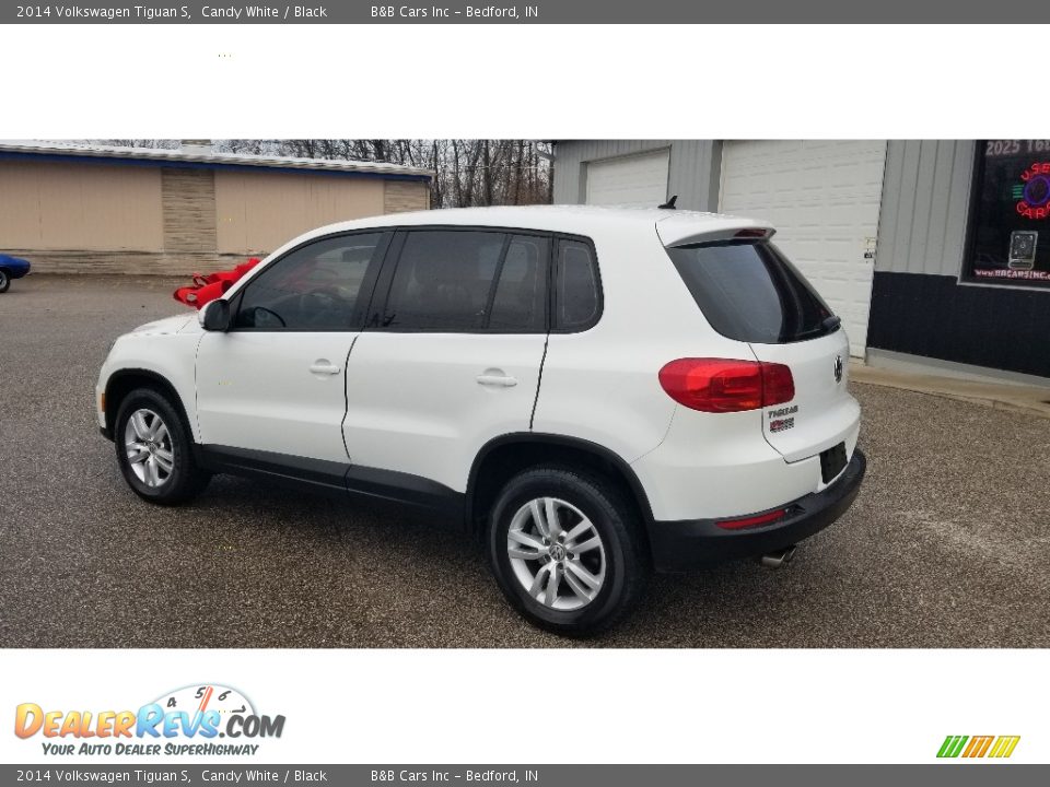 2014 Volkswagen Tiguan S Candy White / Black Photo #5