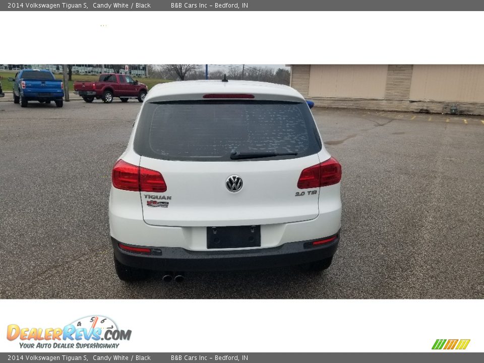 2014 Volkswagen Tiguan S Candy White / Black Photo #6