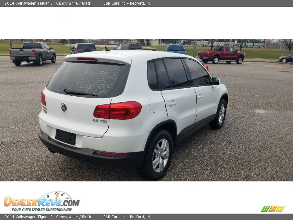 2014 Volkswagen Tiguan S Candy White / Black Photo #7