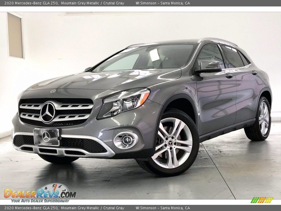 2020 Mercedes-Benz GLA 250 Mountain Grey Metallic / Crystal Gray Photo #12