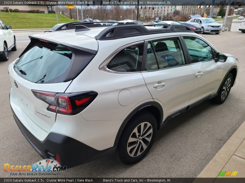 2020 Subaru Outback 2.5i Crystal White Pearl / Slate Black Photo #8