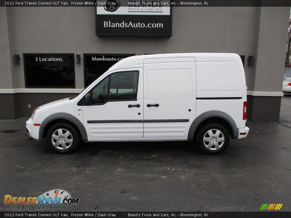 2013 Ford Transit Connect XLT Van Frozen White / Dark Gray Photo #1