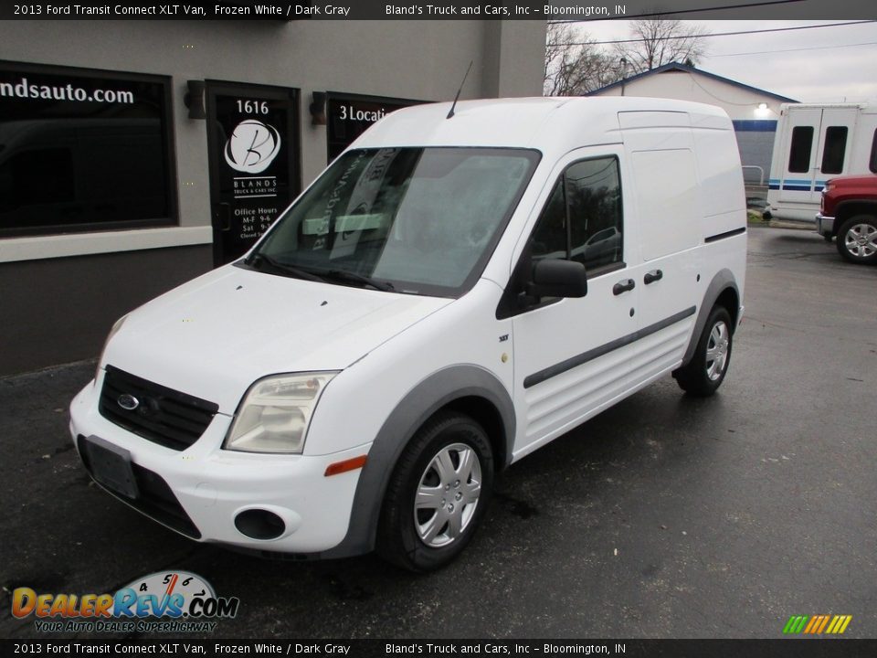 2013 Ford Transit Connect XLT Van Frozen White / Dark Gray Photo #2