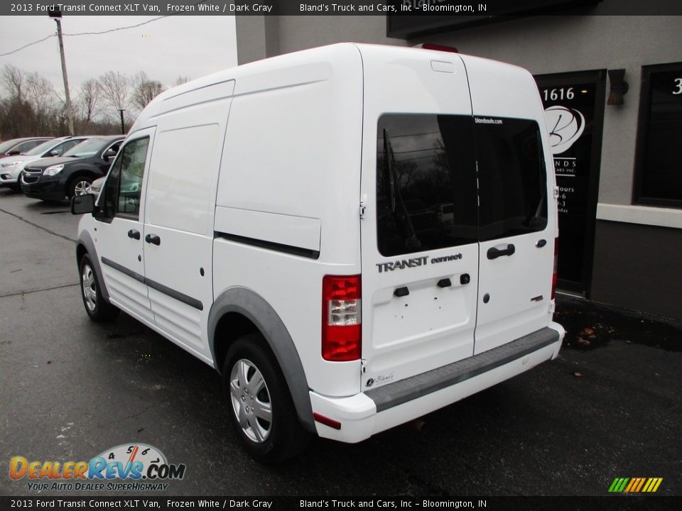 2013 Ford Transit Connect XLT Van Frozen White / Dark Gray Photo #3