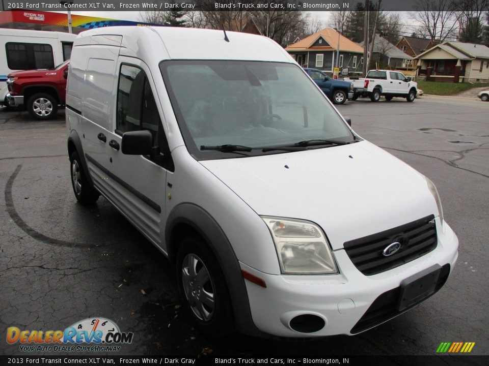 2013 Ford Transit Connect XLT Van Frozen White / Dark Gray Photo #5