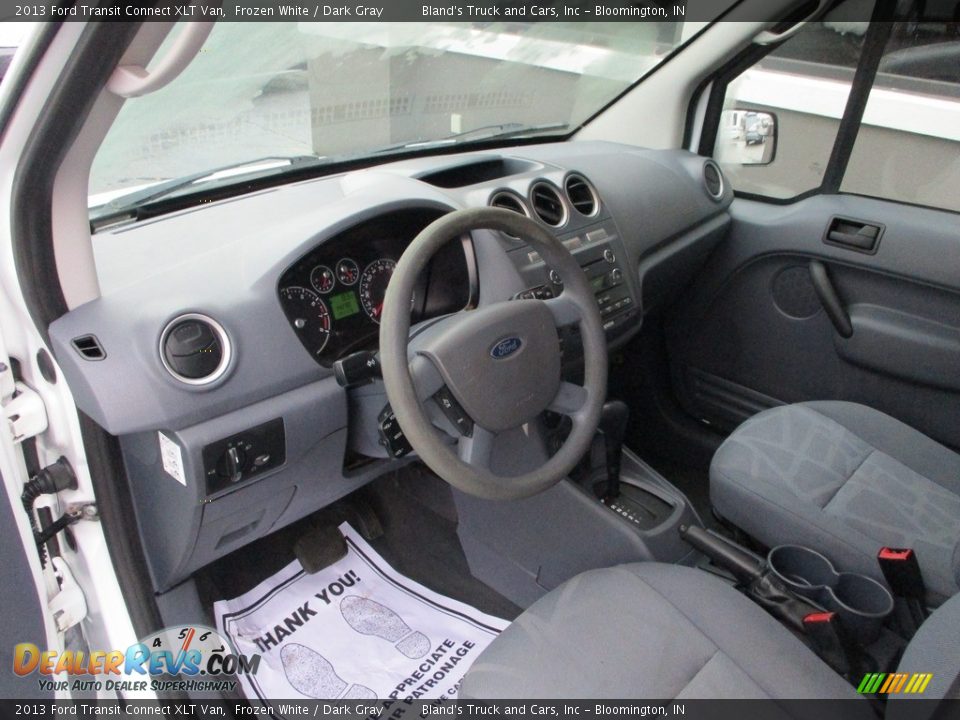 2013 Ford Transit Connect XLT Van Frozen White / Dark Gray Photo #6