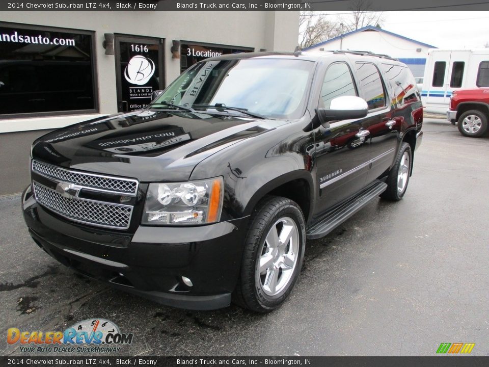 2014 Chevrolet Suburban LTZ 4x4 Black / Ebony Photo #2