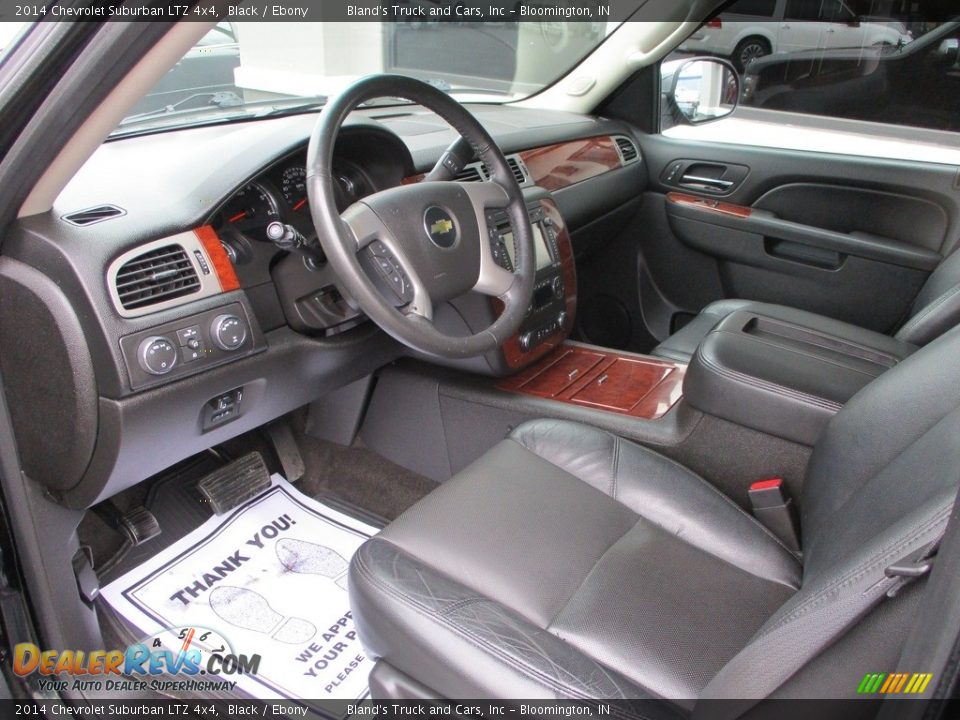 2014 Chevrolet Suburban LTZ 4x4 Black / Ebony Photo #6