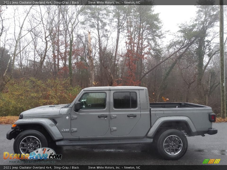 2021 Jeep Gladiator Overland 4x4 Sting-Gray / Black Photo #1