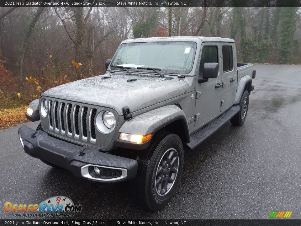 2021 Jeep Gladiator Overland 4x4 Sting-Gray / Black Photo #2