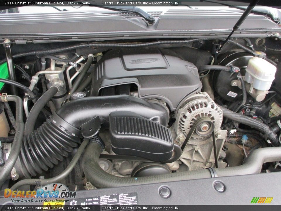 2014 Chevrolet Suburban LTZ 4x4 Black / Ebony Photo #36