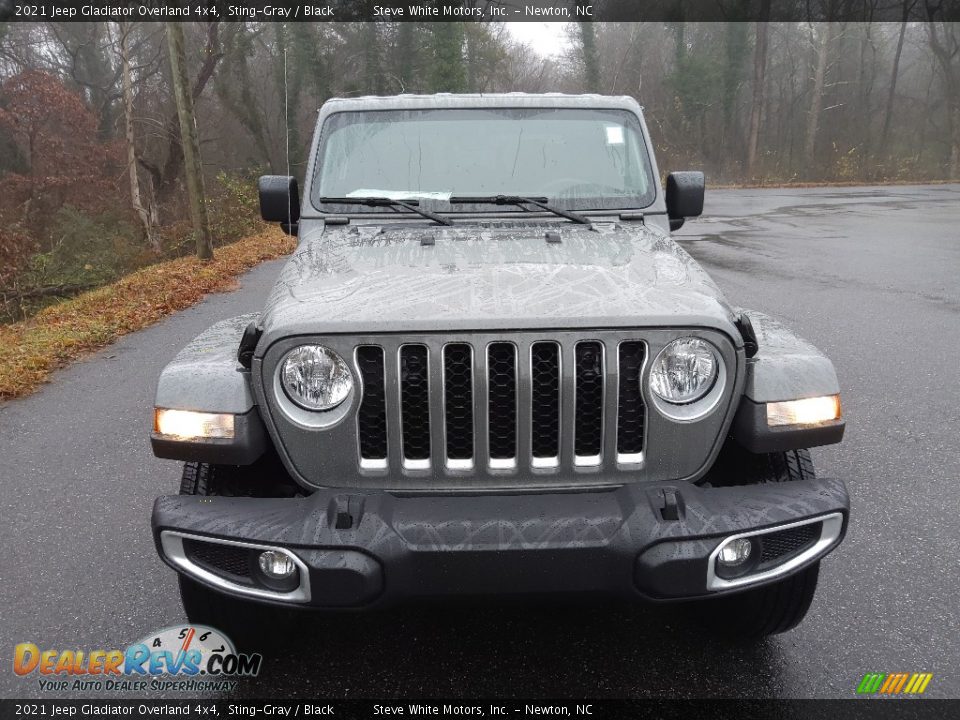 2021 Jeep Gladiator Overland 4x4 Sting-Gray / Black Photo #3