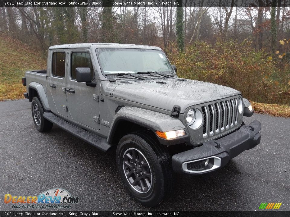 2021 Jeep Gladiator Overland 4x4 Sting-Gray / Black Photo #4