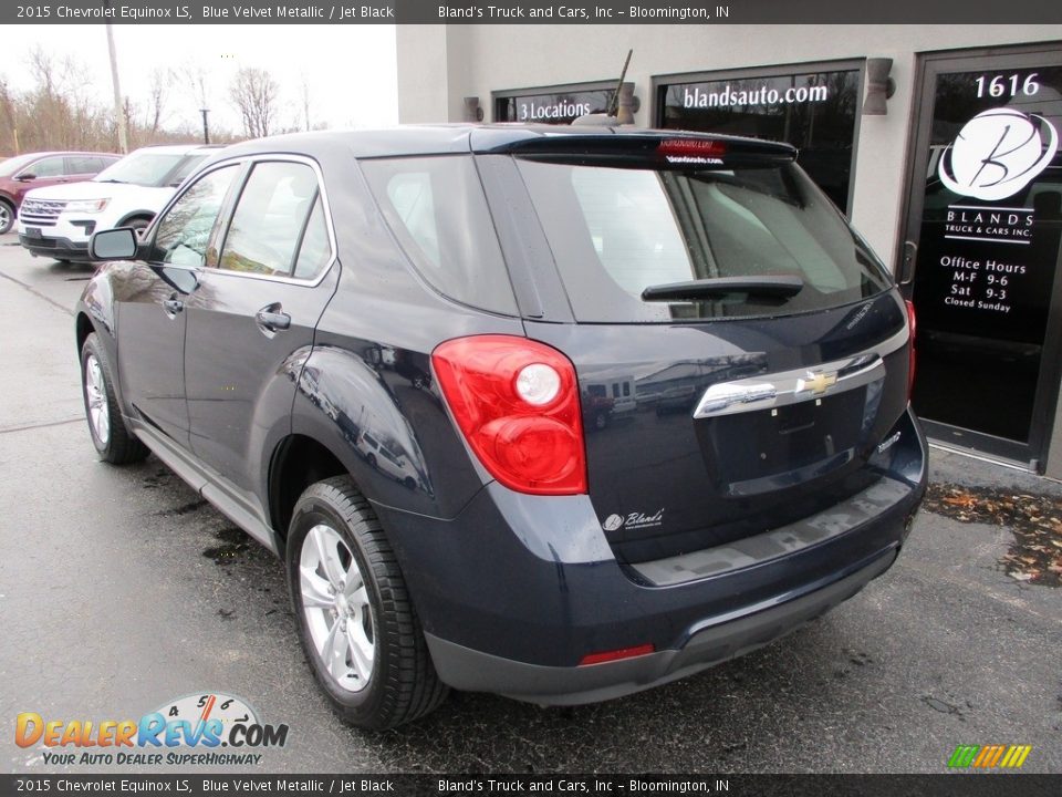 2015 Chevrolet Equinox LS Blue Velvet Metallic / Jet Black Photo #3