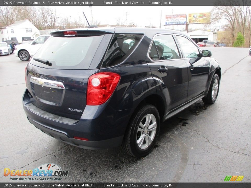 2015 Chevrolet Equinox LS Blue Velvet Metallic / Jet Black Photo #4