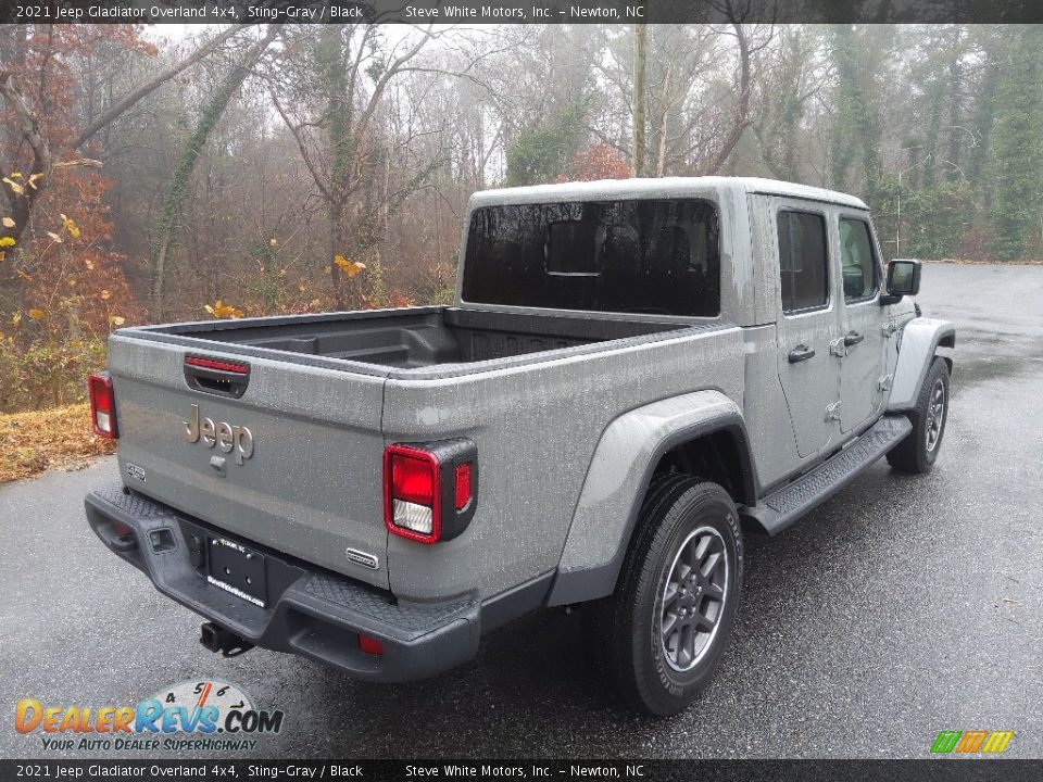 2021 Jeep Gladiator Overland 4x4 Sting-Gray / Black Photo #6