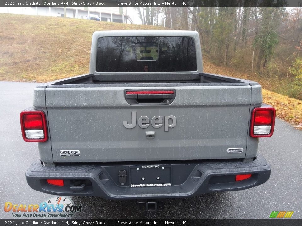 2021 Jeep Gladiator Overland 4x4 Sting-Gray / Black Photo #7