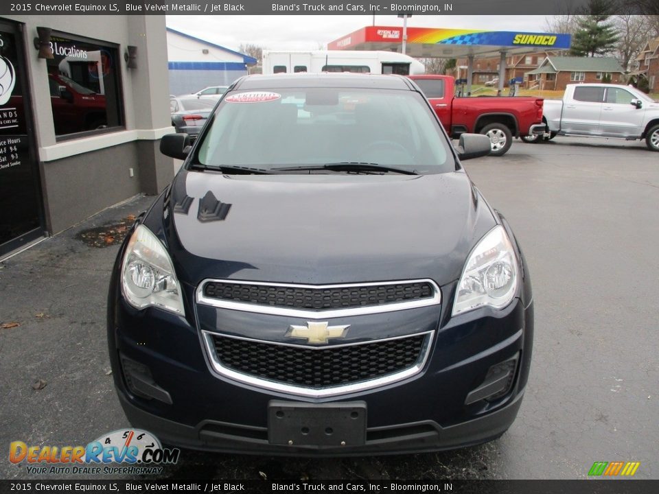 2015 Chevrolet Equinox LS Blue Velvet Metallic / Jet Black Photo #20