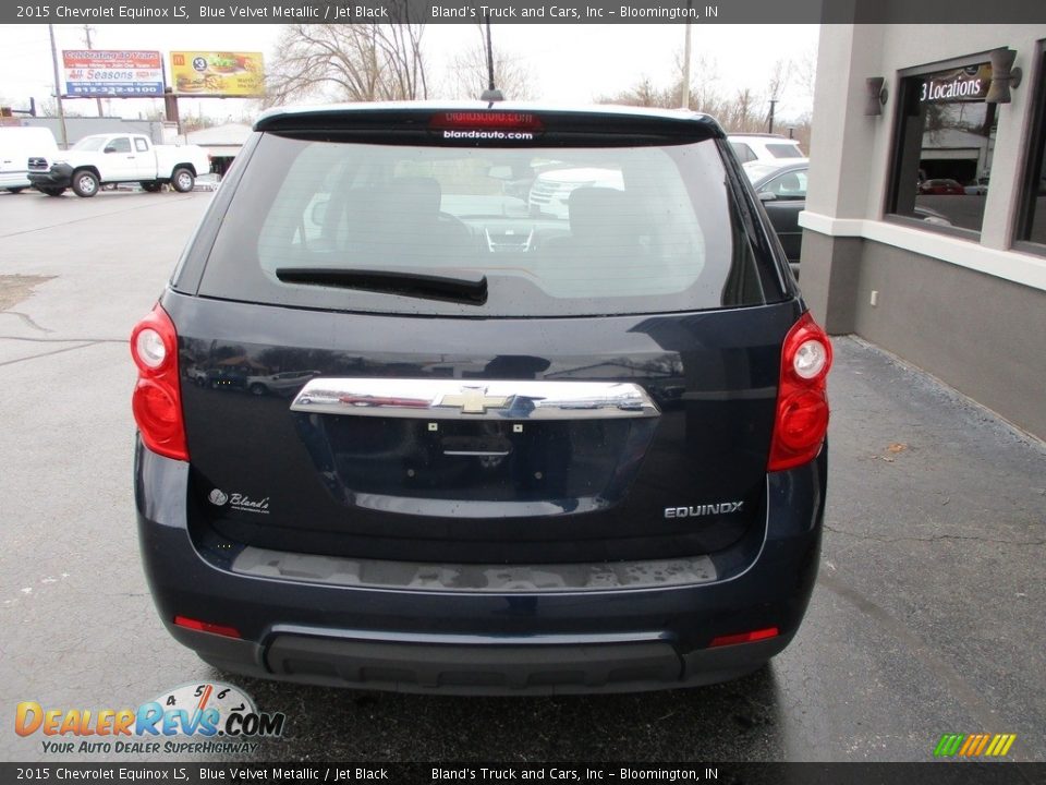 2015 Chevrolet Equinox LS Blue Velvet Metallic / Jet Black Photo #22