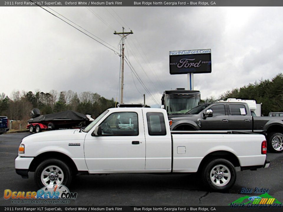 2011 Ford Ranger XLT SuperCab Oxford White / Medium Dark Flint Photo #2