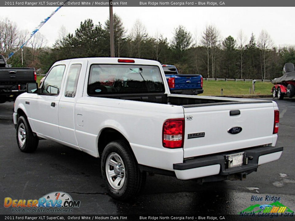 2011 Ford Ranger XLT SuperCab Oxford White / Medium Dark Flint Photo #3