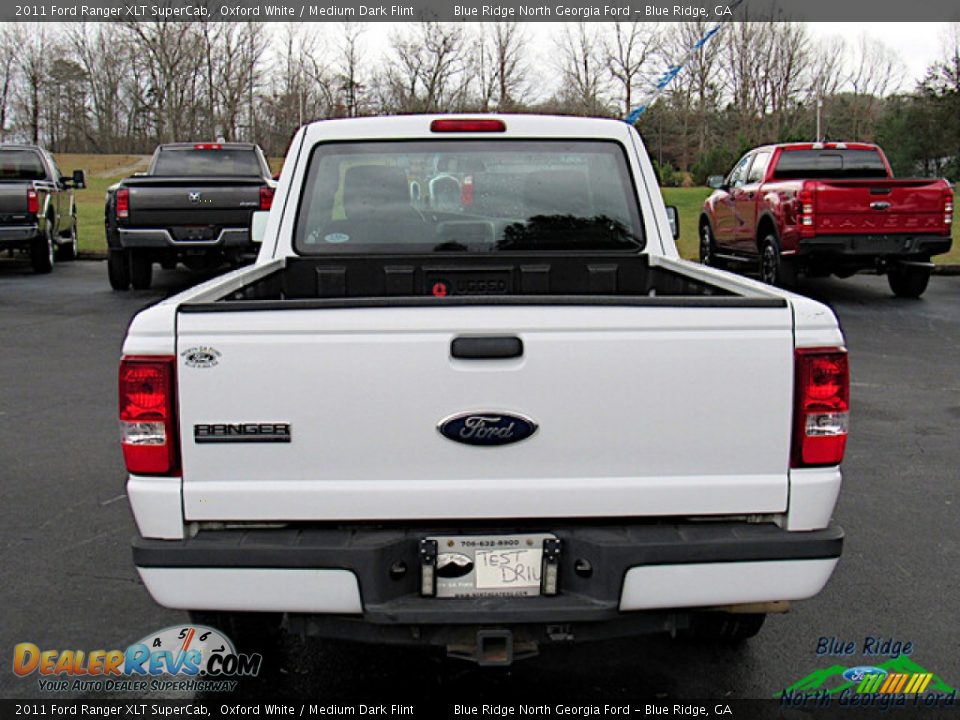 2011 Ford Ranger XLT SuperCab Oxford White / Medium Dark Flint Photo #4