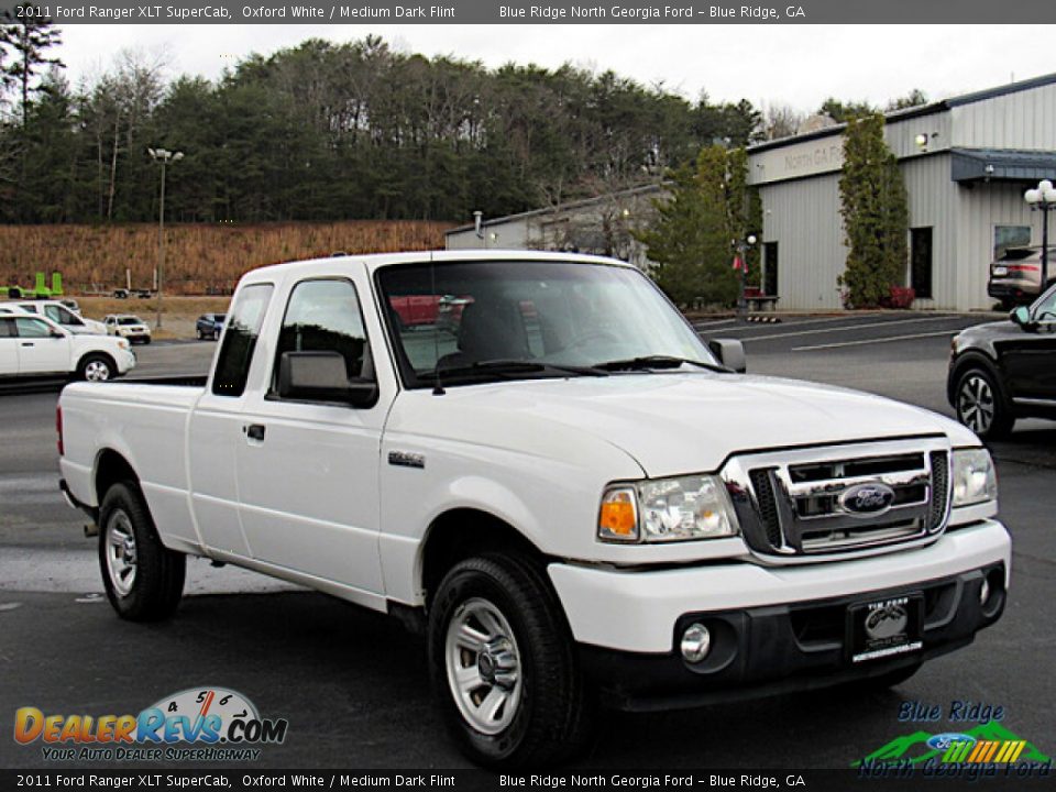 2011 Ford Ranger XLT SuperCab Oxford White / Medium Dark Flint Photo #7