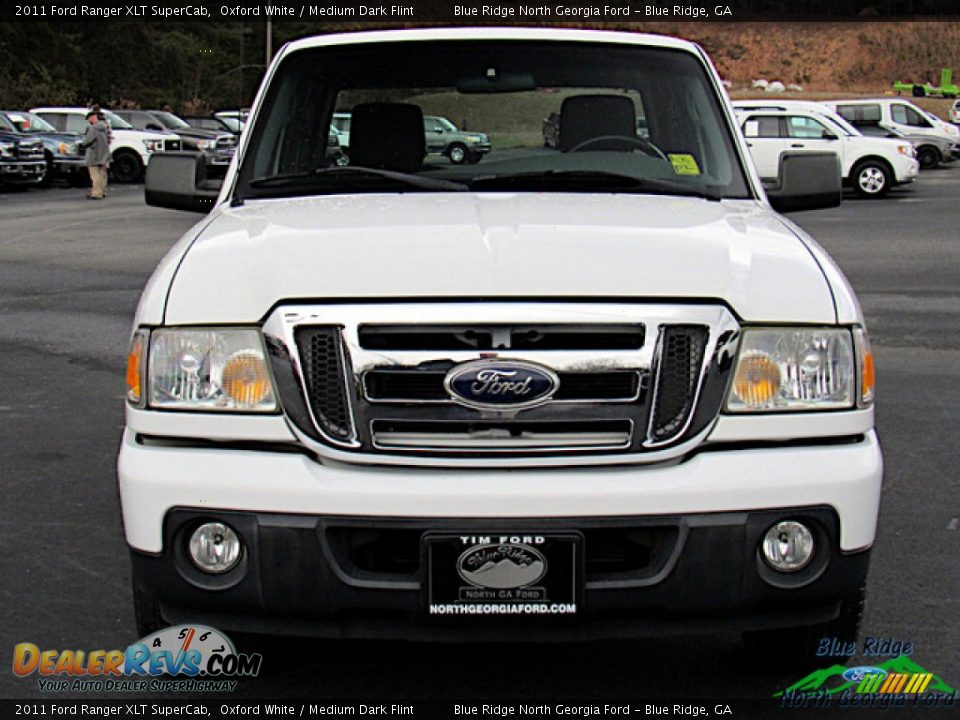 2011 Ford Ranger XLT SuperCab Oxford White / Medium Dark Flint Photo #8