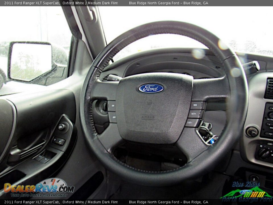 2011 Ford Ranger XLT SuperCab Oxford White / Medium Dark Flint Photo #13