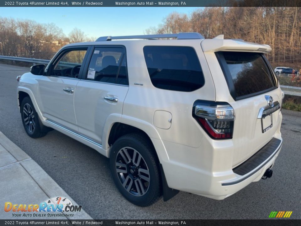 2022 Toyota 4Runner Limited 4x4 White / Redwood Photo #2