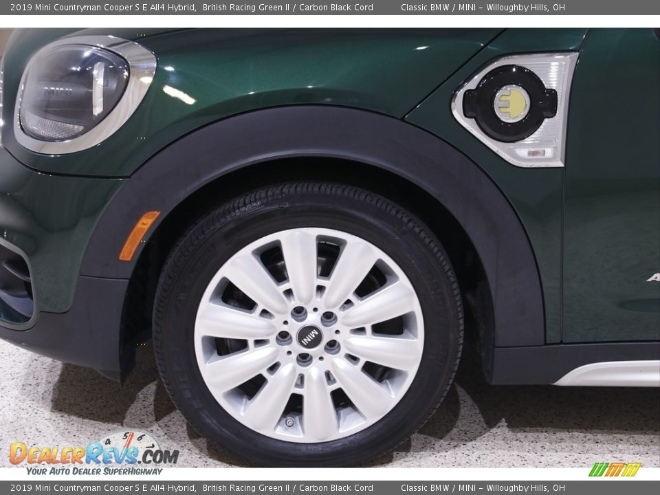 2019 Mini Countryman Cooper S E All4 Hybrid British Racing Green II / Carbon Black Cord Photo #4