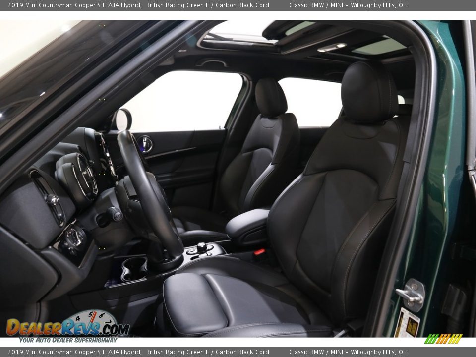 2019 Mini Countryman Cooper S E All4 Hybrid British Racing Green II / Carbon Black Cord Photo #7