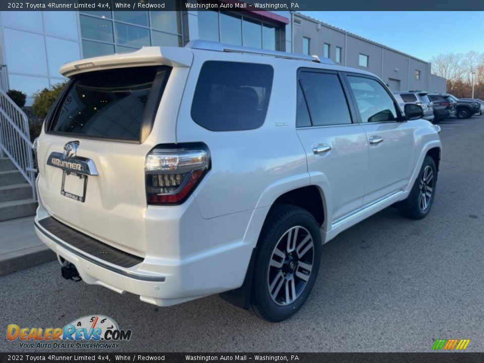 2022 Toyota 4Runner Limited 4x4 White / Redwood Photo #9