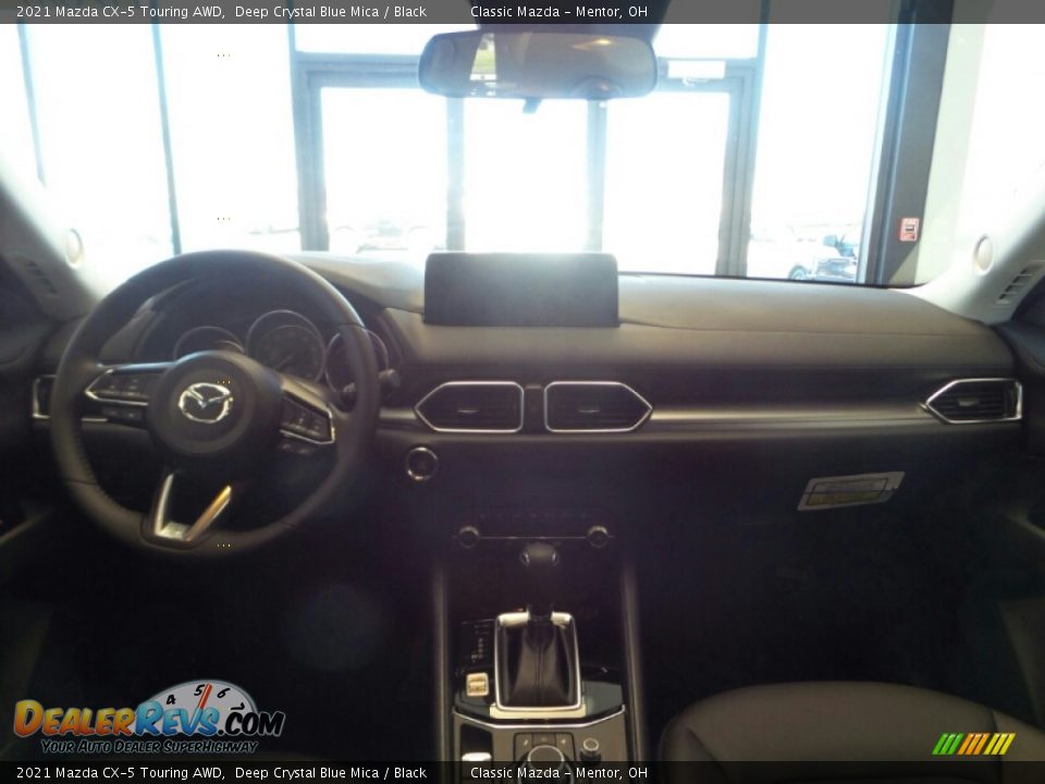 2021 Mazda CX-5 Touring AWD Deep Crystal Blue Mica / Black Photo #3