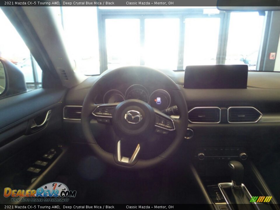 2021 Mazda CX-5 Touring AWD Deep Crystal Blue Mica / Black Photo #4