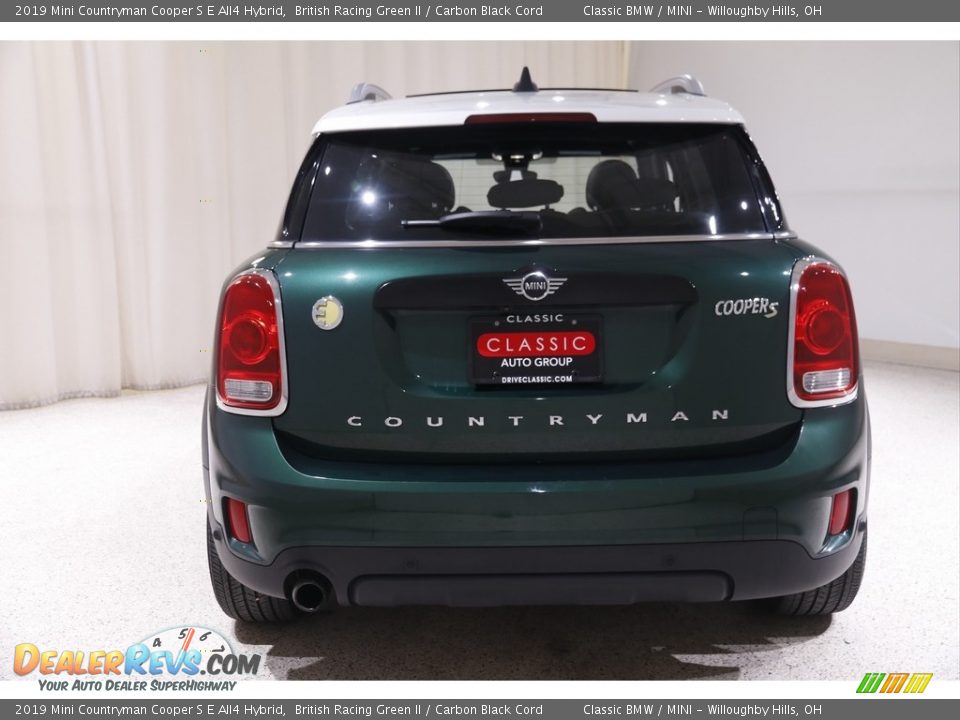 2019 Mini Countryman Cooper S E All4 Hybrid British Racing Green II / Carbon Black Cord Photo #18