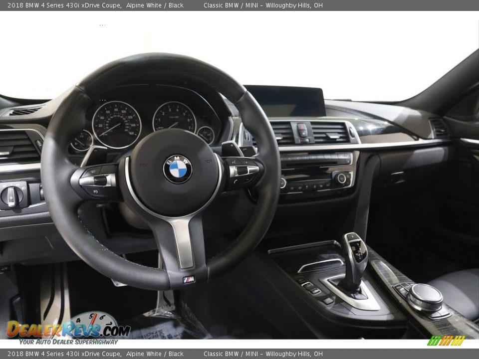 2018 BMW 4 Series 430i xDrive Coupe Alpine White / Black Photo #6