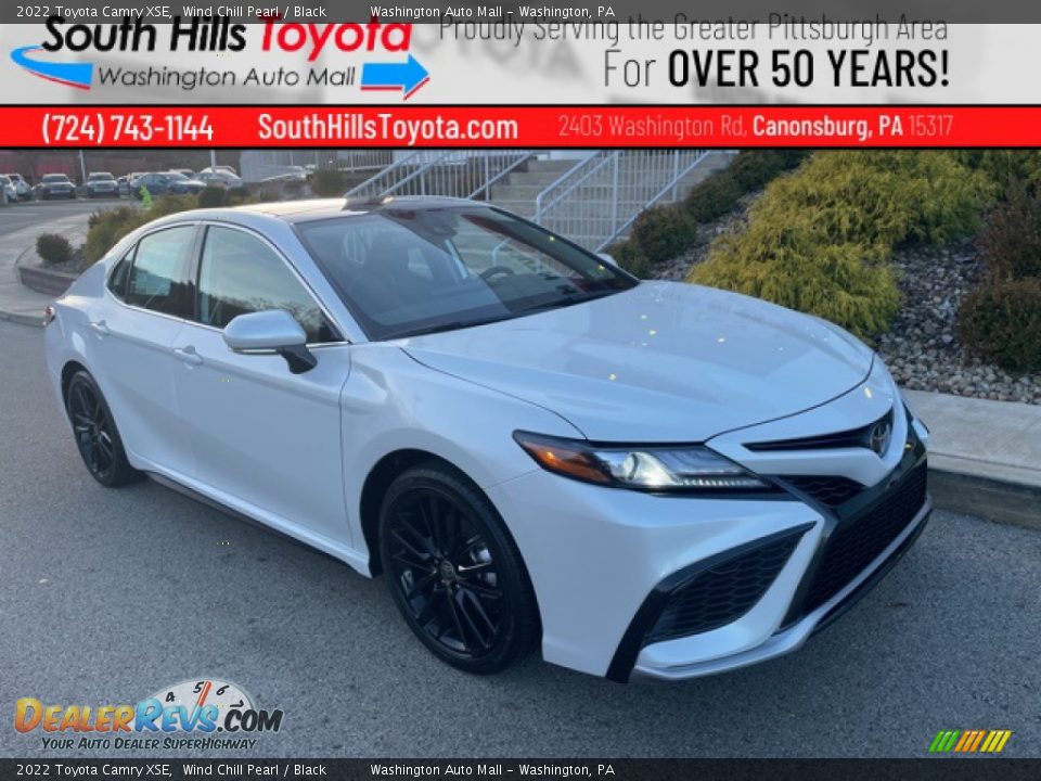 2022 Toyota Camry XSE Wind Chill Pearl / Black Photo #1