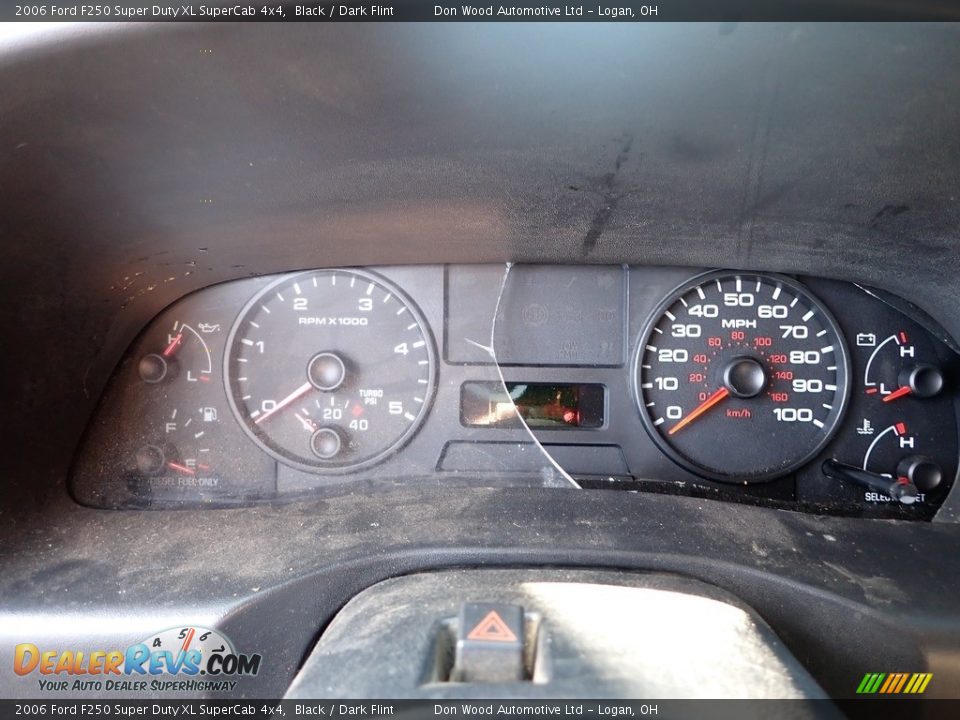 2006 Ford F250 Super Duty XL SuperCab 4x4 Black / Dark Flint Photo #12