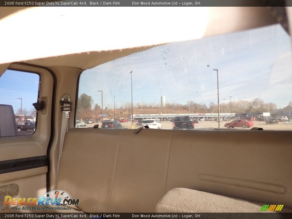 2006 Ford F250 Super Duty XL SuperCab 4x4 Black / Dark Flint Photo #13
