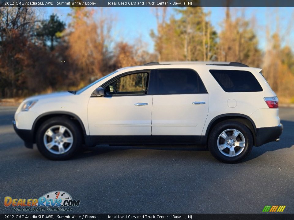 2012 GMC Acadia SLE AWD Summit White / Ebony Photo #2