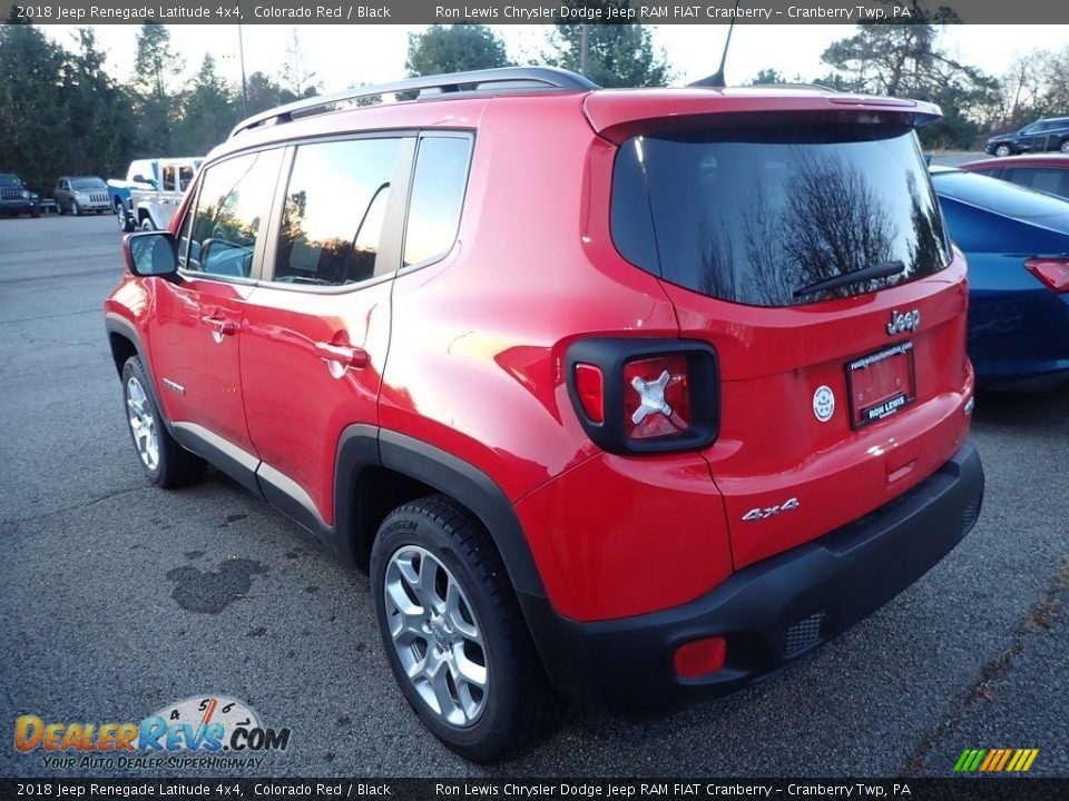 2018 Jeep Renegade Latitude 4x4 Colorado Red / Black Photo #3