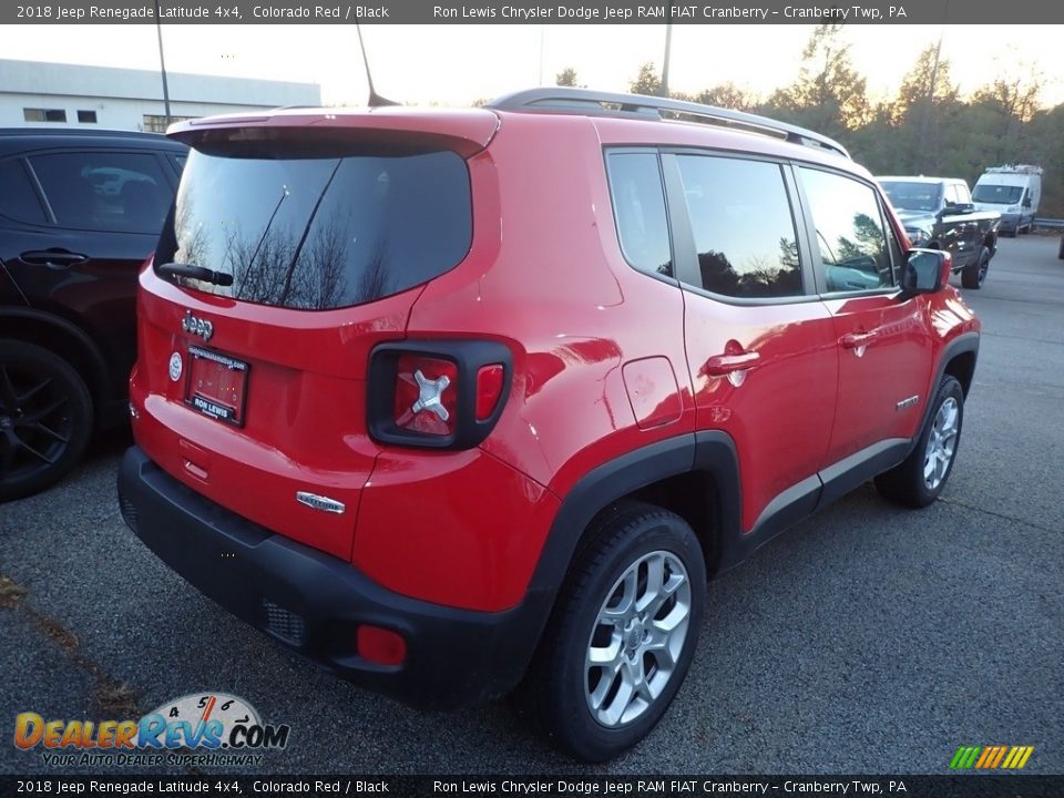 2018 Jeep Renegade Latitude 4x4 Colorado Red / Black Photo #4