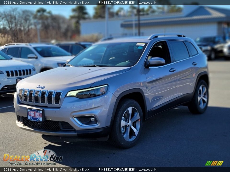 2021 Jeep Cherokee Limited 4x4 Billet Silver Metallic / Black Photo #1