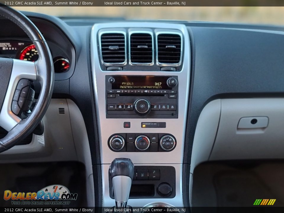 2012 GMC Acadia SLE AWD Summit White / Ebony Photo #22