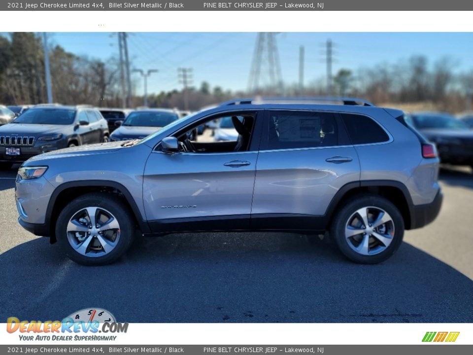 2021 Jeep Cherokee Limited 4x4 Billet Silver Metallic / Black Photo #3