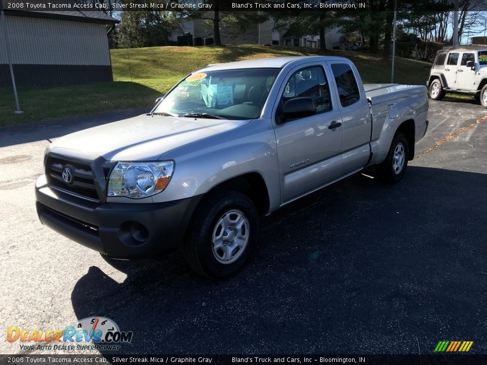 2008 Toyota Tacoma Access Cab Silver Streak Mica / Graphite Gray Photo #2