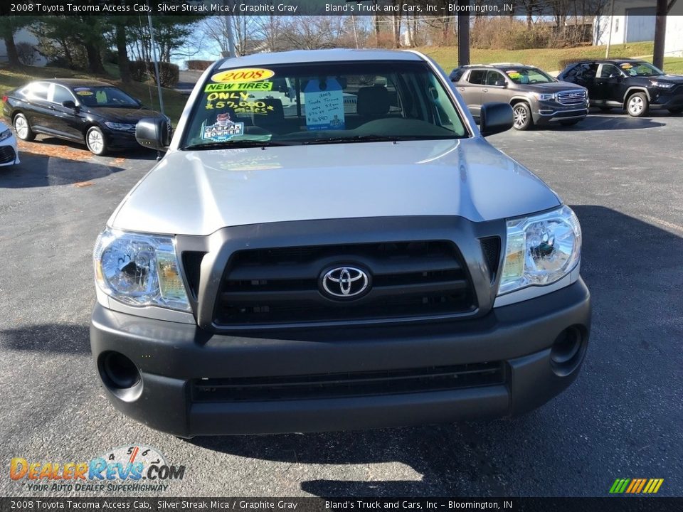 2008 Toyota Tacoma Access Cab Silver Streak Mica / Graphite Gray Photo #3